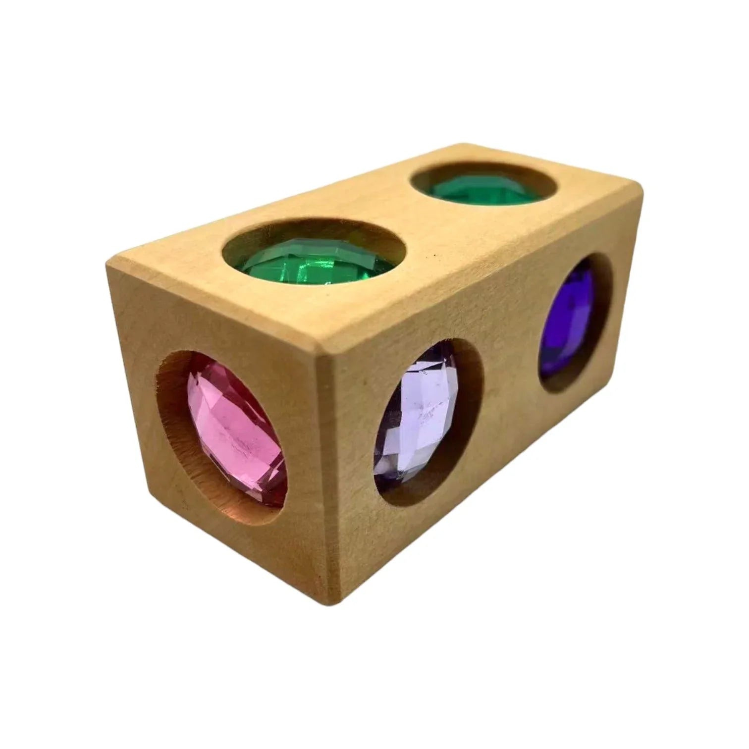 4 Pcs Cube and Cuboid Gemmed Stacking Blocks Set - BIG FRENCHIES
