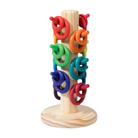 12-Dowel Sorting Tree with 24 Building Rings Set - BIG FRENCHIES