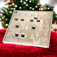 Natural Wooden Architectural Building Blocks – 21 or 26 Piece Set