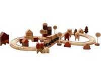56 PCS Town Exploration Train Set with Track - BIG FRENCHIES