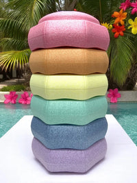 6 Pieces Pastel Rainbow Stepping Stones Set - BIG FRENCHIES