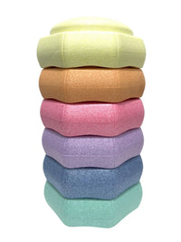 6 Pieces Pastel Rainbow Stepping Stones Set - BIG FRENCHIES