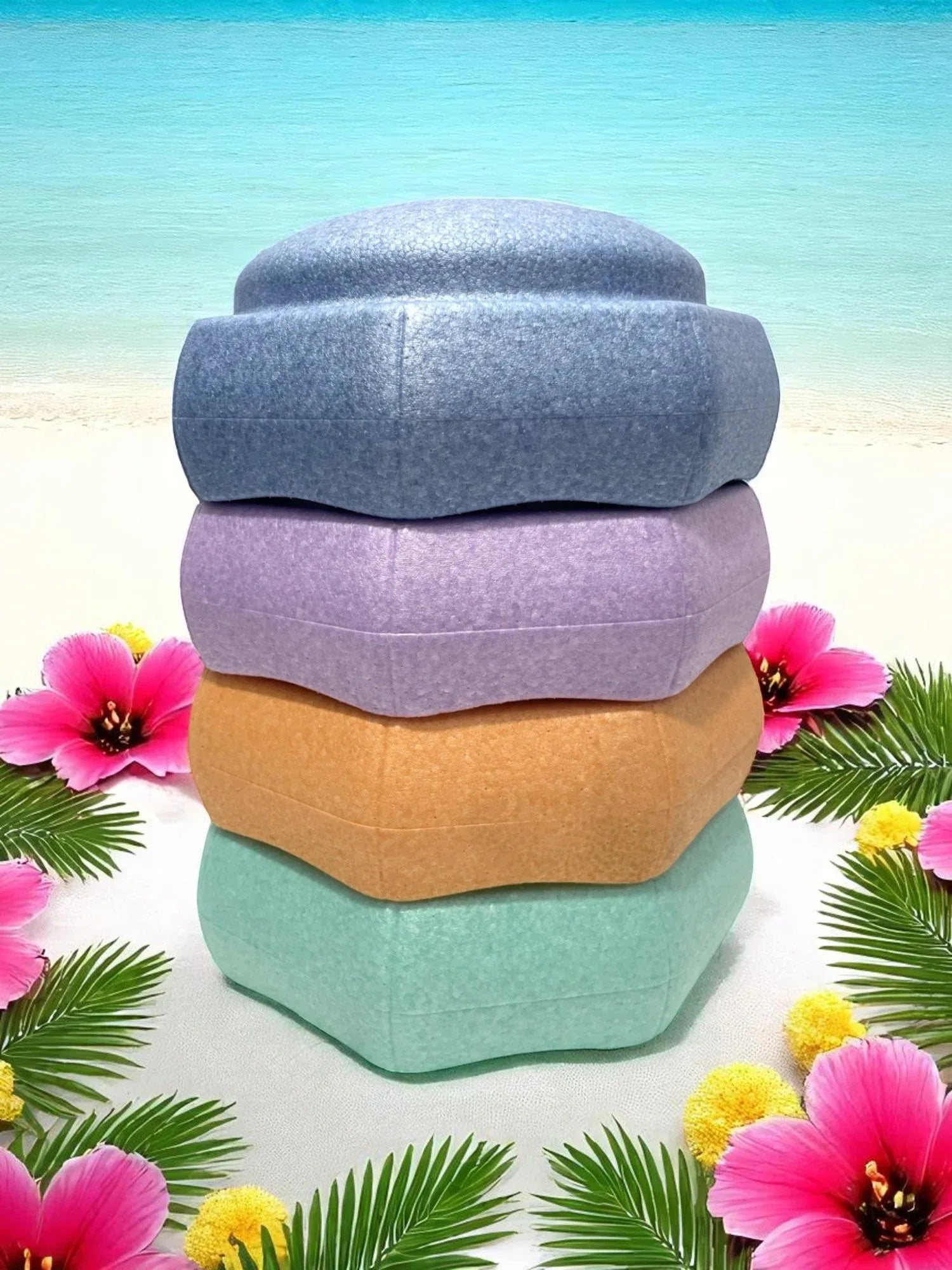 6 Pieces Pastel Rainbow Stepping Stones Set - BIG FRENCHIES