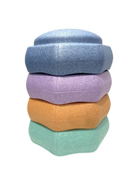 6 Pieces Pastel Rainbow Stepping Stones Set - BIG FRENCHIES