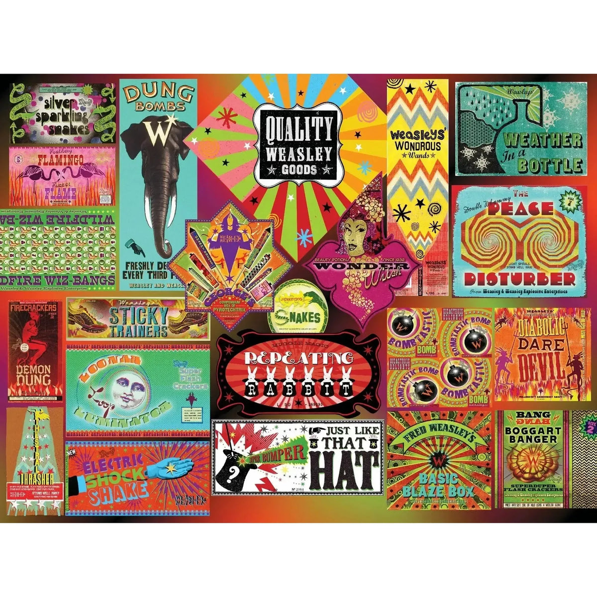 Weasleys' Wizard Wheezes Harry Potter 1000 Piece Jigsaw Puzzle NYPC - BIG FRENCHIES