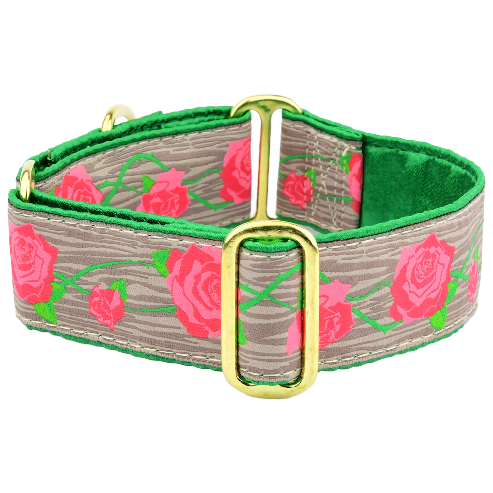 Weathered Rosewood – Limited Buckle Martingale Dog Collar