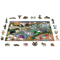 Welcome to Las Vegas 505 Piece Wood Jigsaw Puzzle Wooden City