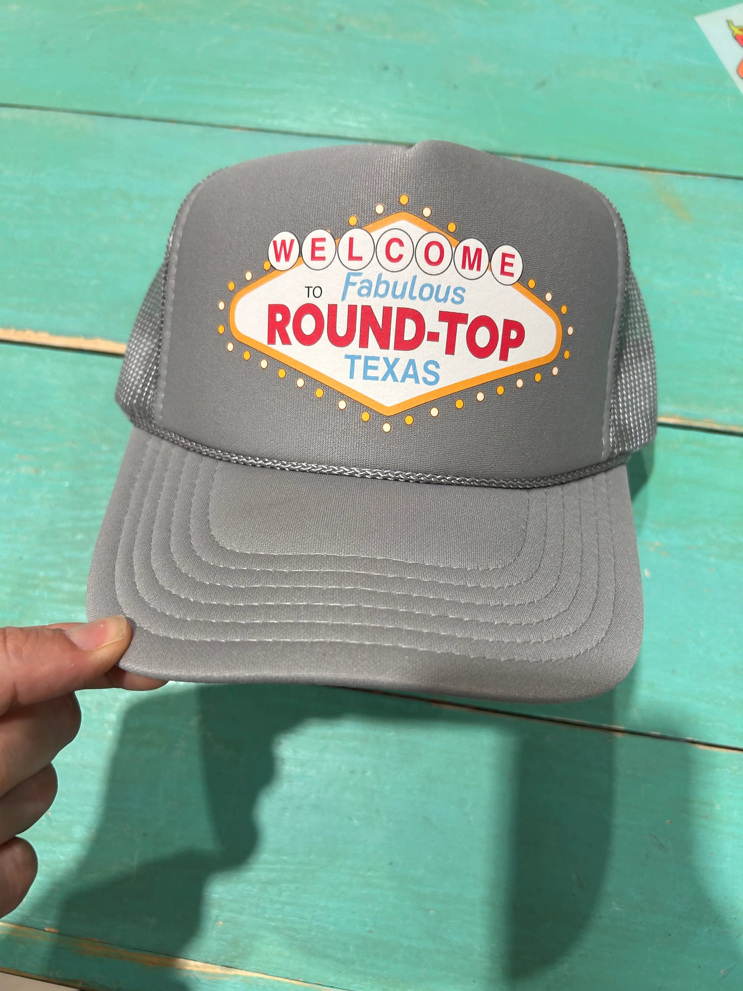 Welcome To Fabulous Round Top Trucker Hat - BIG FRENCHIES