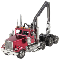 Western Star 4900SF Log Truck 3D Steel Model Kit Metal Earth