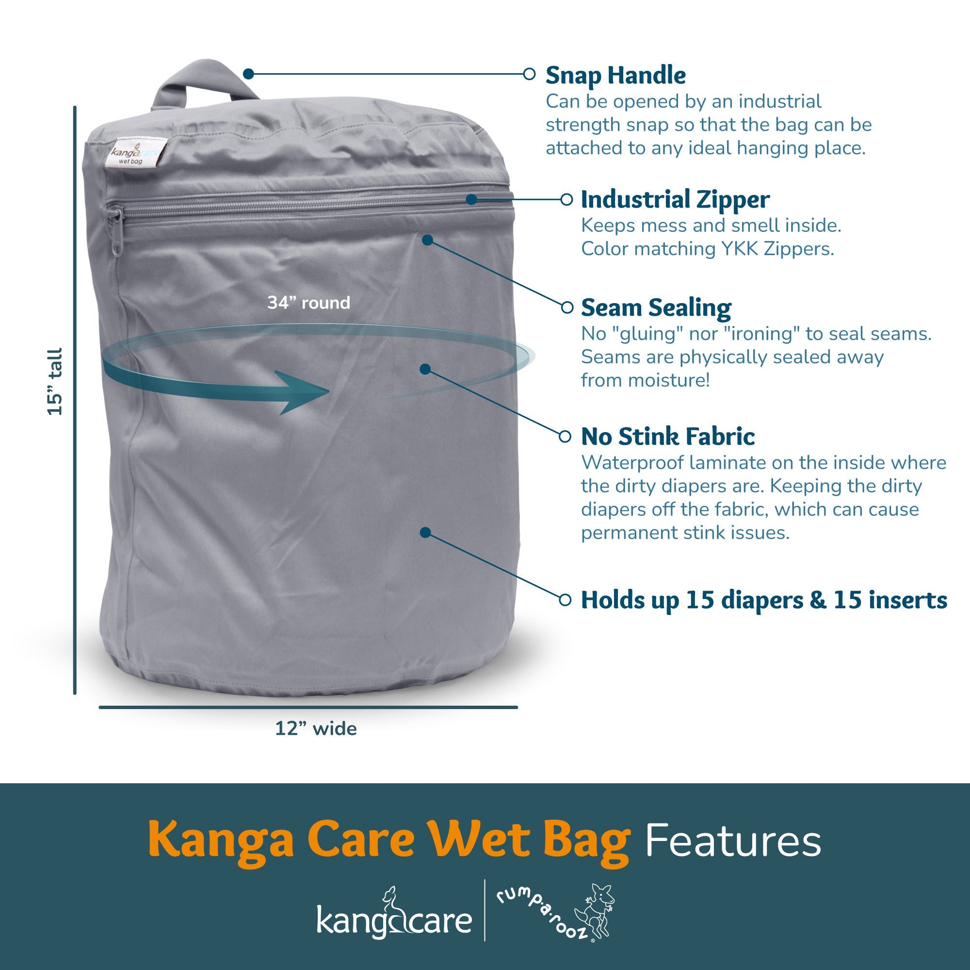 Kanga Care Wet Bag - Fluff