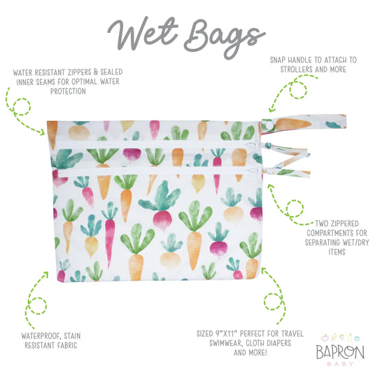 Farm Produce - Waterproof Wet Bag (For mealtime, on-the-go, and more!) - BIG FRENCHIES