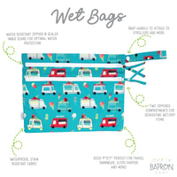 Ice Cream Truck - Waterproof Wet Bag (For mealtime, on-the-go, and more!) - BIG FRENCHIES