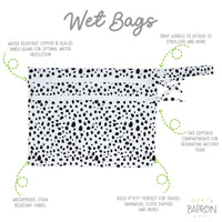 Organic Dot - Waterproof Wet Bag (For mealtime, on-the-go, and more!) - BIG FRENCHIES