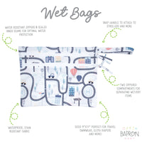 Tiny Town - Waterproof Wet Bag (For mealtime, on-the-go, and more!)