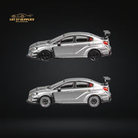CM Model Subaru WRX STI Varis Widebody Silver 1:64