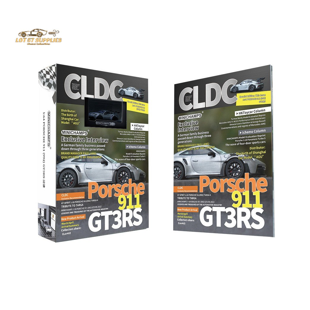 Minichamps Porsche 911 GT3 RS Raw Silver 1:64