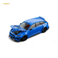 (Pre-Order) DCM Modified Audi RS6 Wagon Blue 1:64