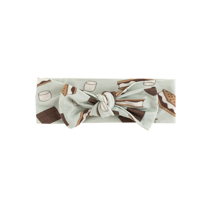 S'more to Love (Bow Headband) - Blue - BIG FRENCHIES