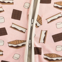 S'more to Love (Convertible Zip Footies) - Pink - BIG FRENCHIES