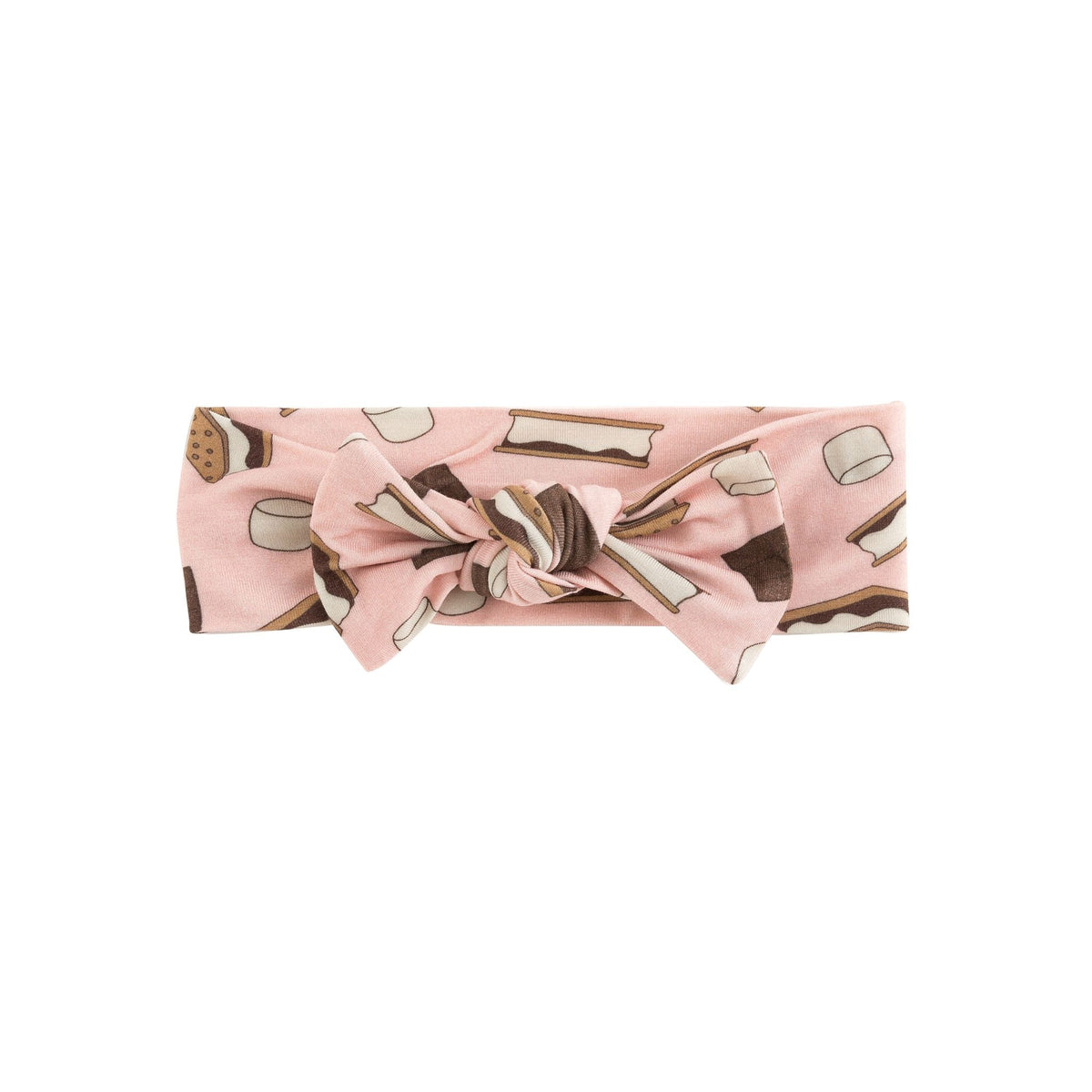 S'more to Love (Bow Headband) - Pink - BIG FRENCHIES