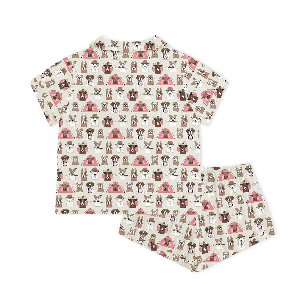 Camp Paws (Women's Short Sleeve PJ) - BIG FRENCHIES