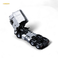 TimeMicro & Perka BENZ FLATBED TRANSPORT VEHICLE - White 1:64