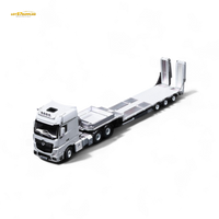 TimeMicro & Perka BENZ FLATBED TRANSPORT VEHICLE - White 1:64
