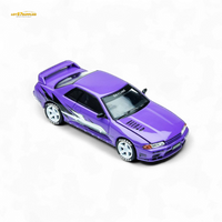 (Pre-Order) TimeMicro Skyline GT-R R32 Los Santos Drift Purple 1:64