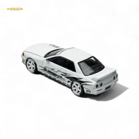(Pre-Order) TimeMicro Skyline GT-R R32 Los Santos Drift - White 1:64