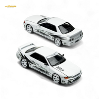 (Pre-Order) TimeMicro Skyline GT-R R32 Los Santos Drift - White 1:64