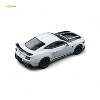 (Pre-Order) DCM Mustang Dark Horse - Crystal White - Black Wheels 1:64