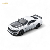 (Pre-Order) DCM Mustang Dark Horse - Crystal White - Black Wheels 1:64