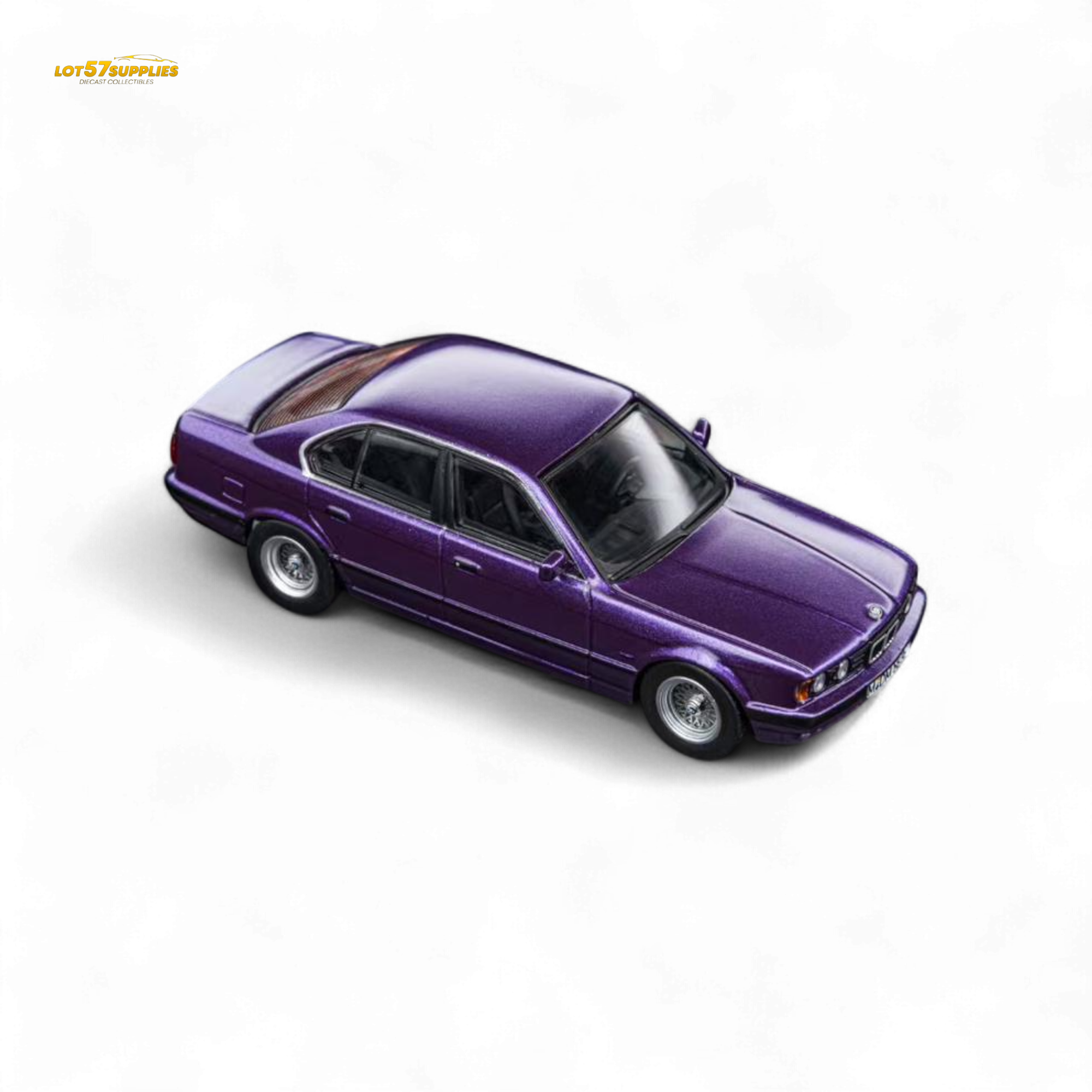 (Pre-Order) DCM BMW E34 5-Series Sedan Daytona Roland Purple 1:64