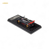 (Pre-Order) LCD Pagani Imola Matte Black Carbon 1:64