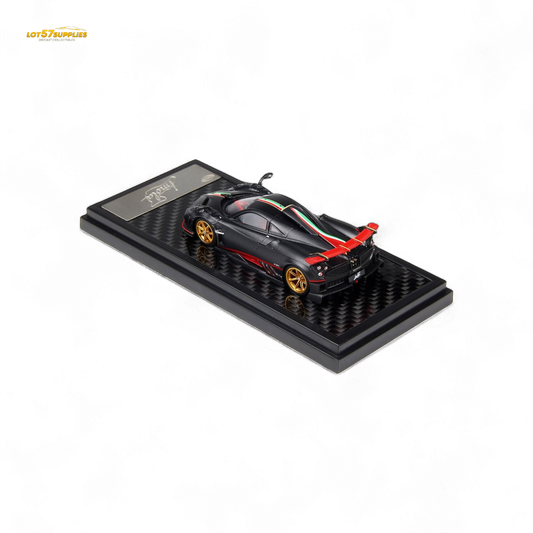 (Pre-Order) LCD Pagani Imola Matte Black Carbon 1:64
