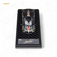 (Pre-Order) LCD Pagani Imola Matte Black Carbon 1:64