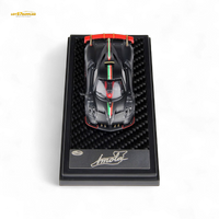 (Pre-Order) LCD Pagani Imola Matte Black Carbon 1:64