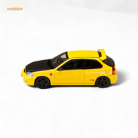 Hobby Japan Honda Civic EK9 Yellow 1:64