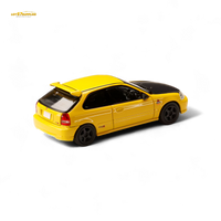 Hobby Japan Honda Civic EK9 Yellow 1:64