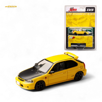 Hobby Japan Honda Civic EK9 Yellow 1:64