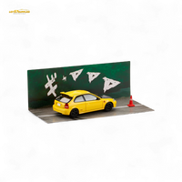 Hobby Japan Honda Civic EK9 Yellow 1:64