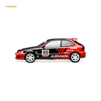 (Pre-Order) Motorhelix Honda Civic Type R EK9 Advan Livery 1:64