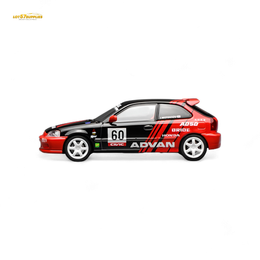 (Pre-Order) Motorhelix Honda Civic Type R EK9 Advan Livery 1:64