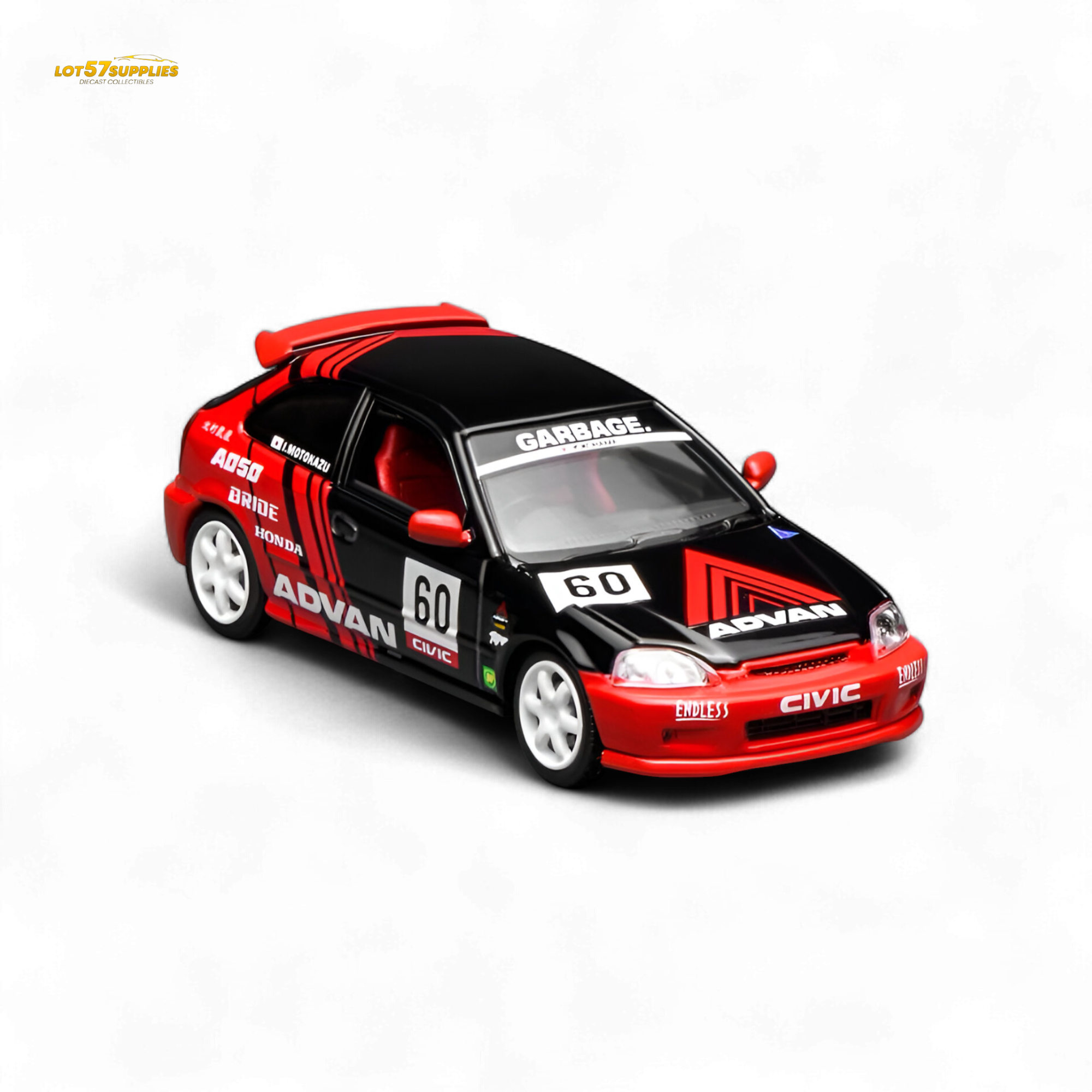 (Pre-Order) Motorhelix Honda Civic Type R EK9 Advan Livery 1:64