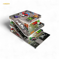 Shou Cang Jia Japanese Ramp Parking Lot Dark Green 1:64