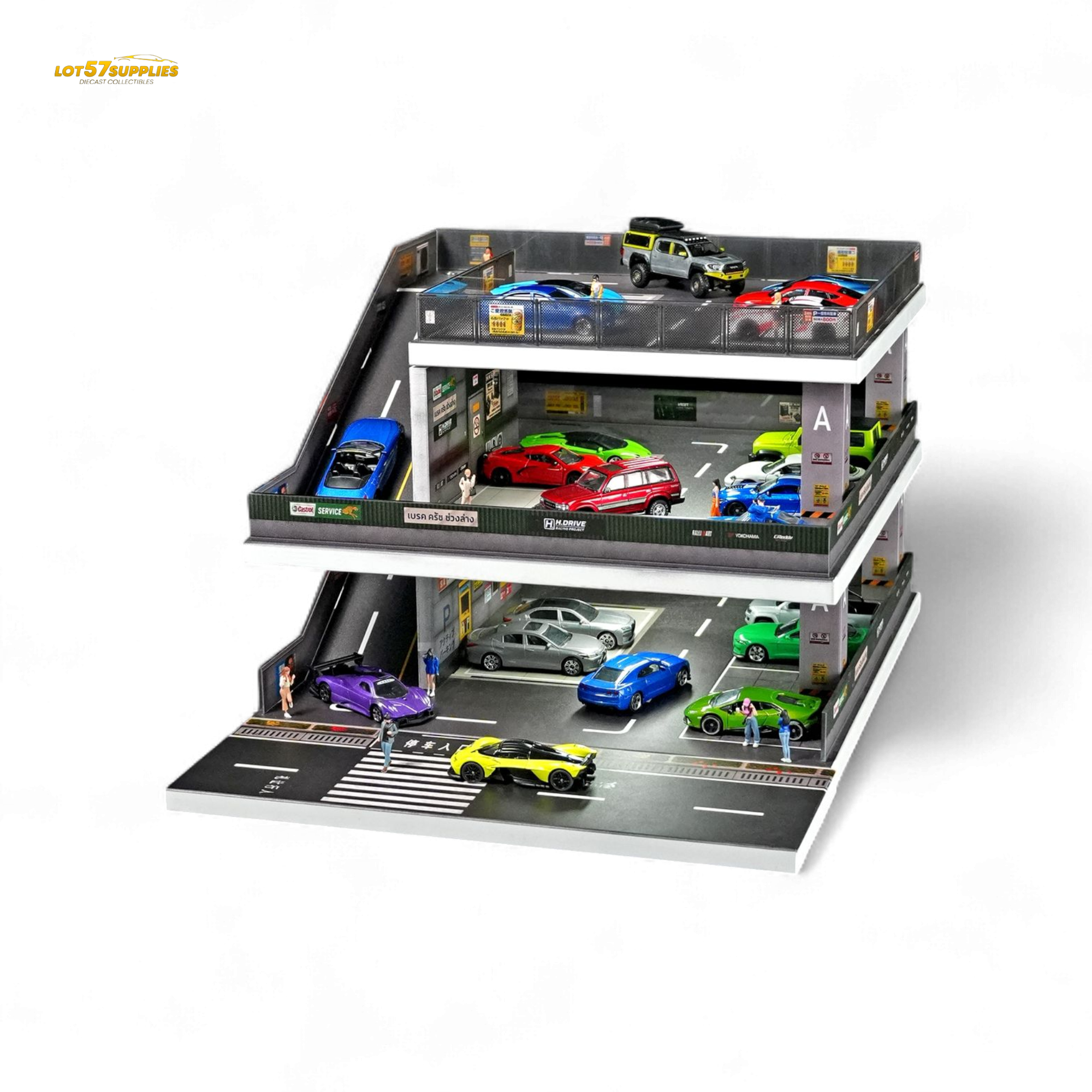 Shou Cang Jia Japanese Ramp Parking Lot 1:64