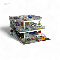 Shou Cang Jia Japanese Ramp Parking Lot Dark Green 1:64