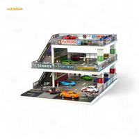 Shou Cang Jia Japanese Ramp Parking Lot Dark Green 1:64