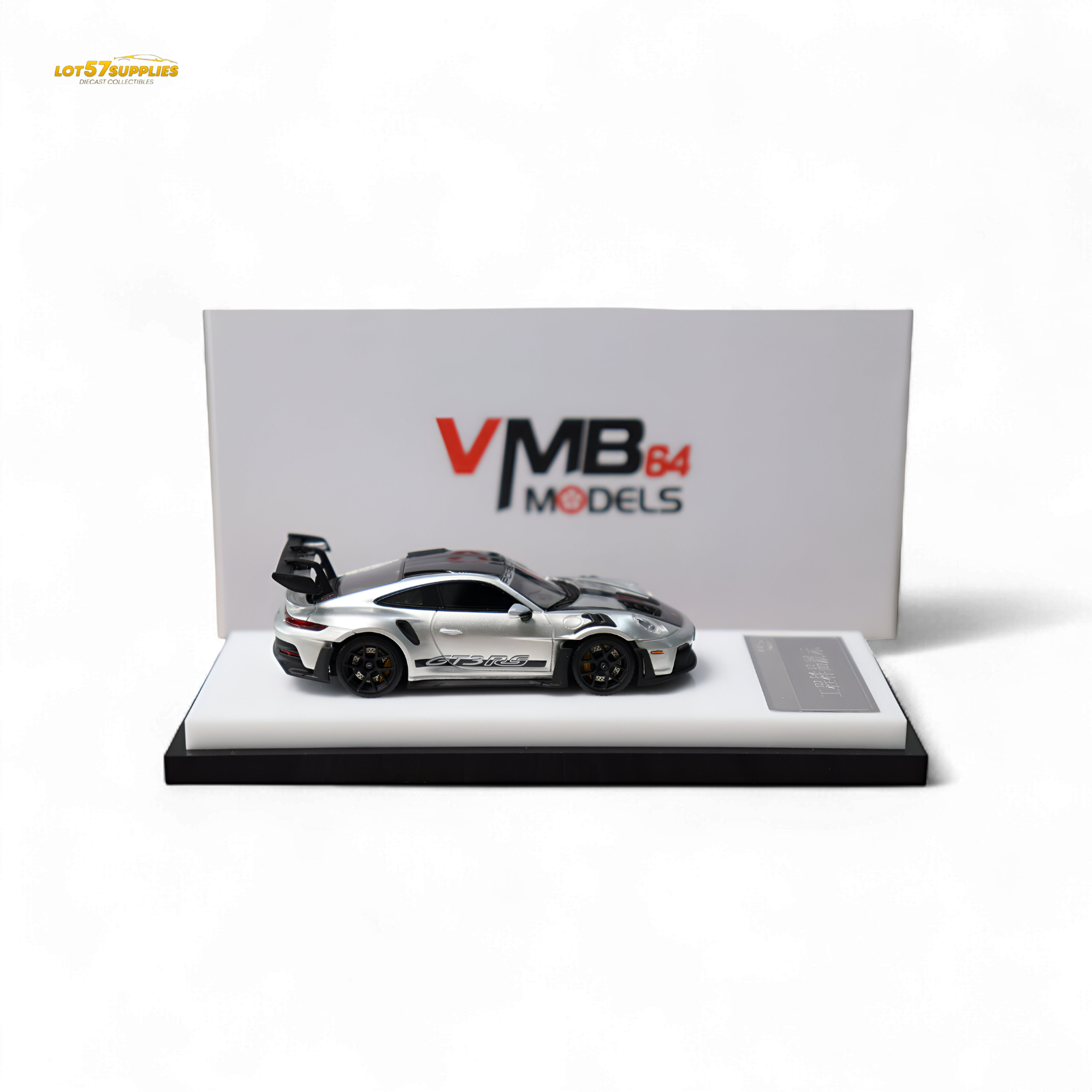 (Pre-Order) VMB Porsche 992 GT3 RS GT Silver 1:64