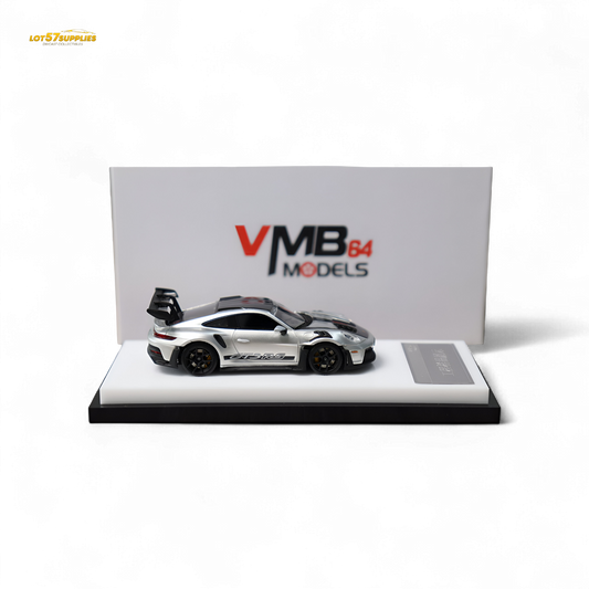 (Pre-Order) VMB Porsche 992 GT3 RS GT Silver 1:64